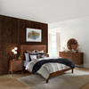 World Interiors - Manhattan Retro Mid Century King Platform Bed