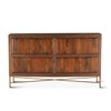 World Interiors - Manhattan Retro Mid Century Acacia Wood Dresser