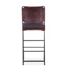 World Interiors - Melbourne Bar Chair Chocolate Leather