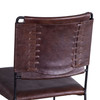 World Interiors - Melbourne Bar Chair Chocolate Leather