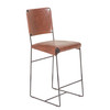 World Interiors - Melbourne Counter Chair in Tobacco Leather