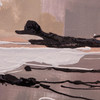 World Interiors - Beyond the Veil Hand Painted Framed Diptych