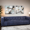 World Interiors - Echoes in Motion Hand Painted Framed Diptych