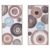 World Interiors - Glass and Grace Hand Painted Framed Diptych