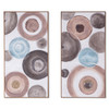 World Interiors - Glass and Grace Hand Painted Framed Diptych