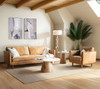 World Interiors - Shifting Visions Hand Painted Framed Diptych