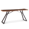 World Interiors - Nottingham 68" Console Table in Walnut Finish