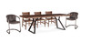 World Interiors - Nottingham 80" Dining Table with Walnut Finish