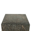 World Interiors - Odessa 35" Coffee Table in Desert Patina with Brass Base