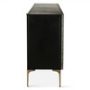World Interiors - Odessa 83" Four Door Buffet in Desert Patina with Brass Base