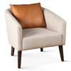 World Interiors - Olivia Armchair in Beige Linen