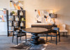 World Interiors - Oxford Dining Chair with Black Finish
