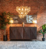 World Interiors - Oxford 76" Sideboard with Walnut Finish