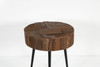 World Interiors - Palm Desert Reclaimed Wood Modern Side Table