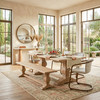 World Interiors - Pengrove 72" Dining Bench in Antique Oak Finish