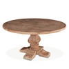 World Interiors - Pengrove 60" Round Dining Table in Antique Oak Finish