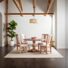 World Interiors - Pengrove 60" Round Dining Table in Antique Oak Finish