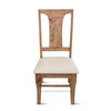 World Interiors - Pengrove Dining Chair in Cream Linen and Antique Oak