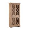 World Interiors - Pengrove Glass Cabinet in Antique Oak Finish
