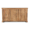 World Interiors - Pengrove 75" Glass Cabinet in Antique Oak Finish