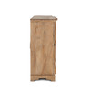 World Interiors - Pengrove 75" Glass Cabinet in Antique Oak Finish