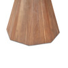 World Interiors - Rustic Revival 48" Round Gathering Table in Teak and Marble