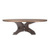 World Interiors - Rustic Revival Oval Dining Table
