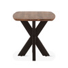 World Interiors - Santa Margherita 28" Side Table in Natural Finish