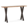 World Interiors - Santa Margherita 52" Console Table in Natural Finish