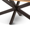 World Interiors - Santa Margherita 82" Dining Table in Mango Wood and Iron