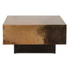 World Interiors - St. George 35" Coffee Table in Oxidized Copper