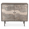 World Interiors - St. George 18" Bar Cabinet in Oxidized Black