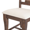 World Interiors - Toulon Upholstered Dining Chairs in Weathered Mango