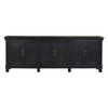 World Interiors - Trento 100" Sideboard in Distressed Black