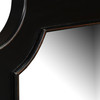 World Interiors - Trento 31" Mirror in Distressed Black