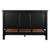 World Interiors - Trento King Bed in Distressed Black