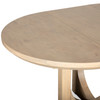 World Interiors - Valencia 42-60" Round Extension Dining Table in Gray Birch
