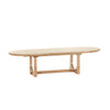 World Interiors - Valencia 86-110" Oval Extension Dining Table in Gray Birch