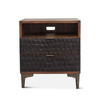 World Interiors - Vallarta Night Chest in Mango Wood with Two Tone Finish