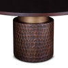World Interiors - Vallarta 60" Round Dining Table in Mango Wood with Two Tone Finish