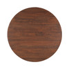World Interiors - Vallarta 48" Carved Gathering Table in Mango Wood with Two Toned Finish