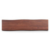 World Interiors - Yarrow 68" Bench in Light Sequoia with Gunmetal Legs