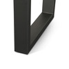 World Interiors - Yarrow 79" Dining Table in Light Sequoia with Gunmetal Legs