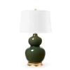 Villa & House - Jade Lamp Without Shade - Olive Green