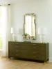 Villa & House - Tobacco Leaf Lamp Without Shade - Blanc de Chine