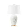 Villa & House - Tobacco Leaf Lamp Without Shade - Blanc de Chine