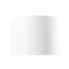 Villa & House - 17" White Linen Lamp Shade - White with Gold
