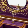 WOLF Ballet Musical Jewelry Box - Cinderella Walnut Wood