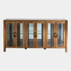 Global Views Apothecary Console Cabinet - Brass & Antiqued Mirror