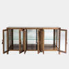 Global Views Apothecary Console Cabinet - Brass & Antiqued Mirror